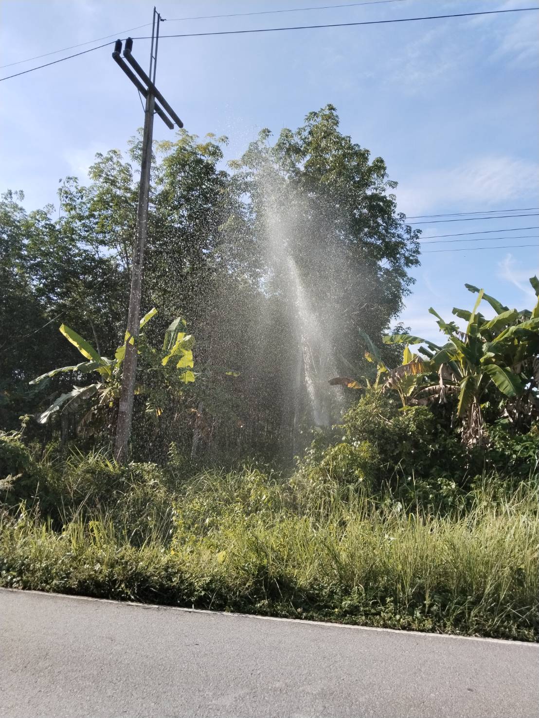ซ่อมท่อเมนประปา หมู่ที่  7